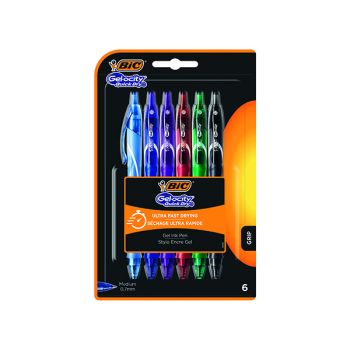 Bic 4 Colours Grip Pro Retractable Ballpoint Pen (Pack of 12) 892293