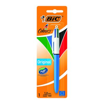 Bic 4 Colour Retractable Ballpoint Pen Blister (Pack of 10) 8032232