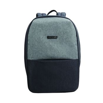 BestLife Travelsafe 15.6 Inch Laptop Backpack + USB Connector 460x170x290mm Light Grey BB-3452G-R1