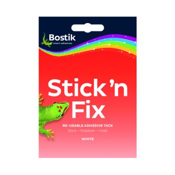 Bostik Stick n Fix Re-Usable White Tack 55g (Pack of 12) 801219 - DISCONTINUED