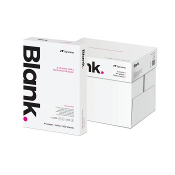 Blank A4 White Copier Paper (Pack of 2500) BLANK070X701