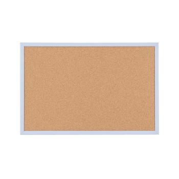 Bi-Office Pastel Cork Noticeboard Blue Frame 600x400mm MC030011981