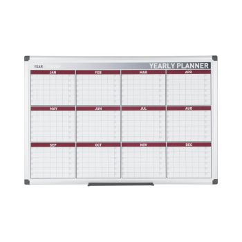 Bi-Office Maya 12 Month Magnetic Annual Planner 90x60cm GA0375170