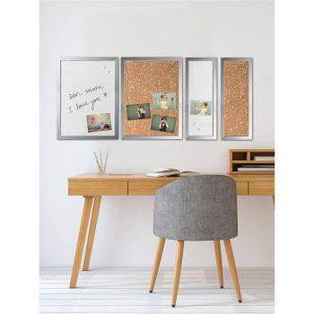 Bi-Office Positive Flow Metallic Silver Message Boards (Pack of 4) SOR-035