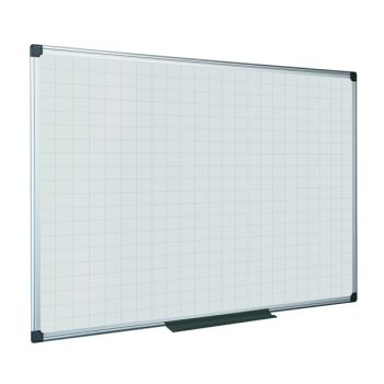 Bi-Office Maya Magnetic Whiteboard Gridded 900x600mm MA0347170