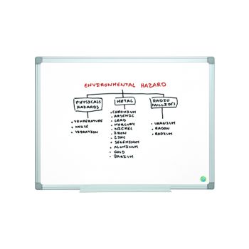 Bi-Office Earth Non-Magnetic Melamine Drywipe Board 1200x900mm MA0500790