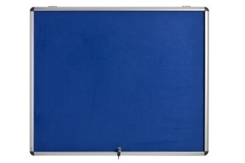 Bi-Office Enclore Fire Retardant Blue Lockable Door Top Hinged 6xA4 ST340101150