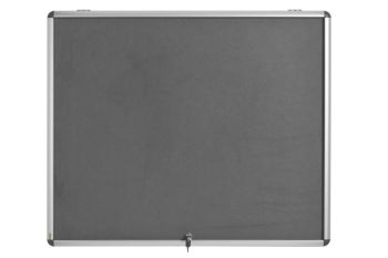 Bi-Office Enclore Fire Retardant Grey Lockable Door Top Hinged 12xA4 ST370102150