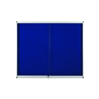 Bi-Office Lockable Internal Display Case 890x625mm Blue VT690107160