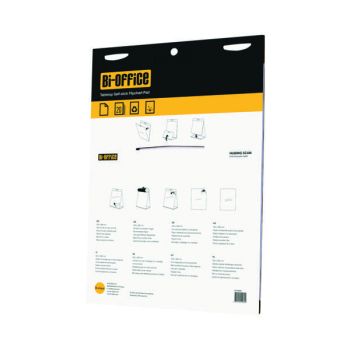 Bi-Office Table Top Self-Stick Flipchart Pad 585x500mm 20 Sheet White FL148303