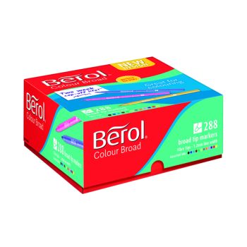 Berol Colour Broad Class Pack Assorted (Pack of 288) 2057598