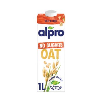 Alpro Oat No Sugars 1 Litre (Pack of 8) 80006138