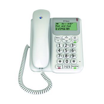BT Decor 2200 Corded Phone White 061127
