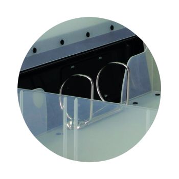 Hermes Heavy Duty 80mm 2D-Ring Polypropylene Box File A4 Black 8.BA4.001
