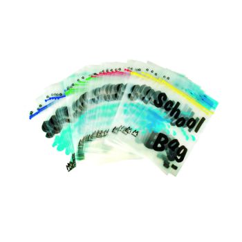 BDS Maxigrip School Bag A4 Clear (Pack of 40) HEMSBA4