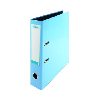 Elba 70mm Lever Arch File Laminated A4 Light Blue 400132438