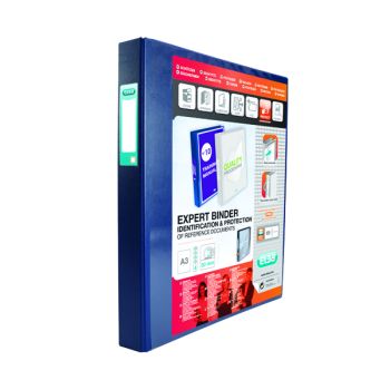 Elba Vision 30mm 4D-Ring Binder Upright A3 Blue 400009731