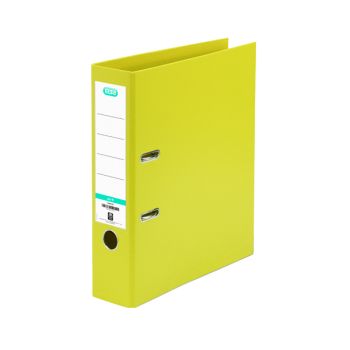 Elba 70mm Lever Arch File Plastic Yellow A4 100102166