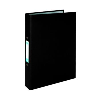 Elba 25mm Ring Binder Paper Over Board A4 Black (Pack of 10) 400033495