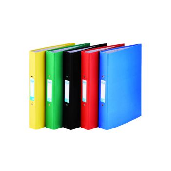 Elba 25mm Ring Binder Paper Over Board A4 Astd (Pack of 10) 400033510