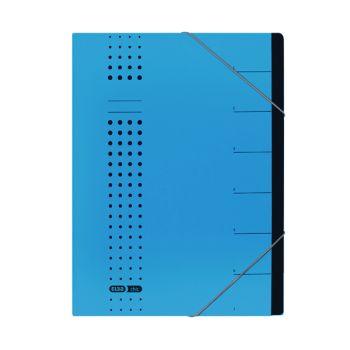 Elba Chic Heavyweight Organiser File 7 Part A4 Blue 400002020
