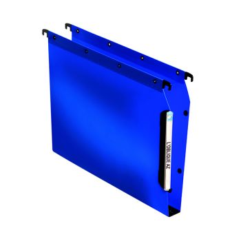 Elba Lateral File PP 30mm A4 Blue (Pack of 25) 100330584