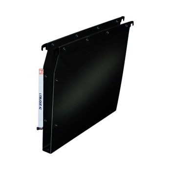 Elba Lateral File PP 30mm A4 Black (Pack of 25) 100330616
