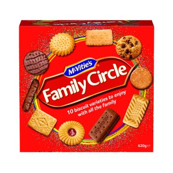 McVities Family Circle Biscuits 620g A07942 - DISCONTINUED