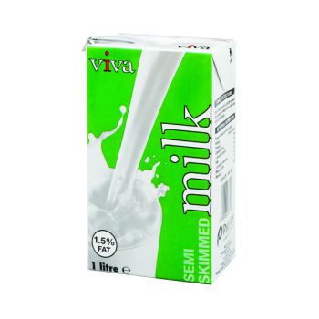 Lakeland Semi-Skimmed Longlife Milk 1 Litre (Pack of 12) A07466