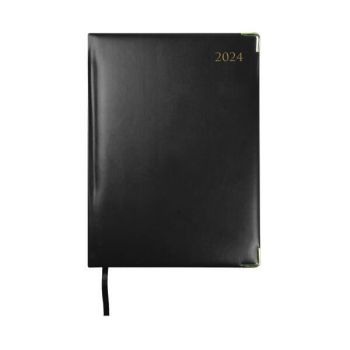 Collins Manager Diary Week To View Appointment Black 2024 1210V