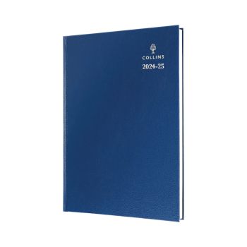 Collins Academic Diary Day Per Page A4 Blue 2025-2026 44MBLU25