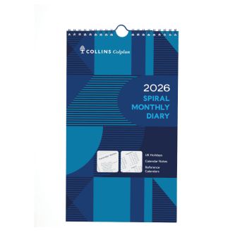 Collins Month To View Wirebound Diary 2026 6426