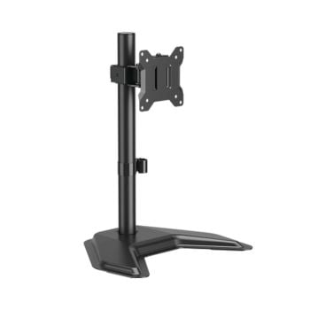 Freestanding Desk Mounted Monitor Arms - Single -  Black