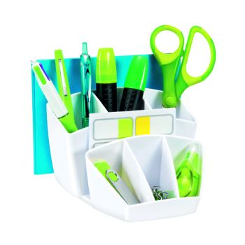 CEP Pro Gloss Desk Tidy White 580GWHITE