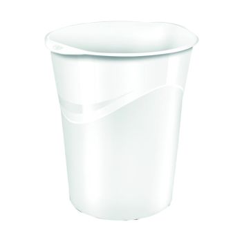CEP Pro Gloss Waste Bin White 280GWHITE