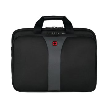Wenger Legacy 17 Inch Laptop Case Triple  Gusset 420x210x320mm Black/Grey 600655