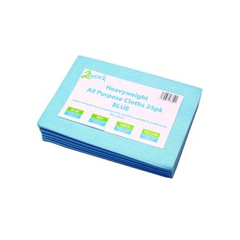 2Work Heavyweight Cloth 500x350mm Blue (Pack of 25) CCBV50ARL