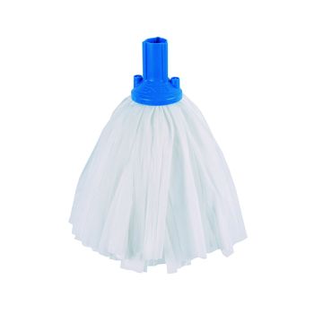 Exel Big White Mop Head Blue (Pack of 10) 102199BU