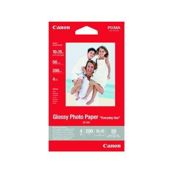 Canon Glossy Photo Paper 4 x 6in (Pack of 50) 0775B081