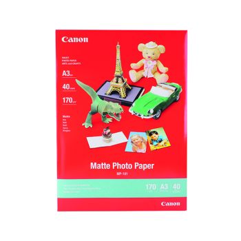 Canon MP-101A3 A3 Photo Paper Matte (Pack of 40) 7981A008
