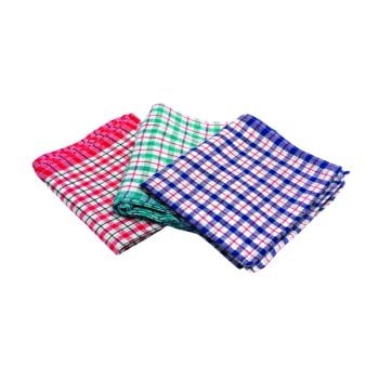 2Work Check Design Tea Towels 430x680mm (Pack of 10) KRSRY0311