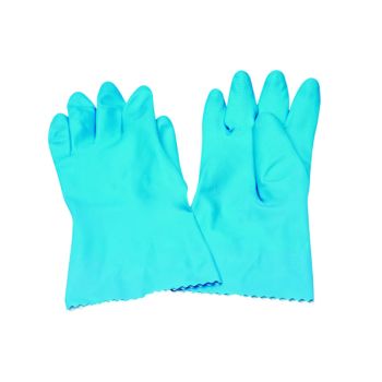 Rubber Gloves Medium Blue (Pack of 12) 803191