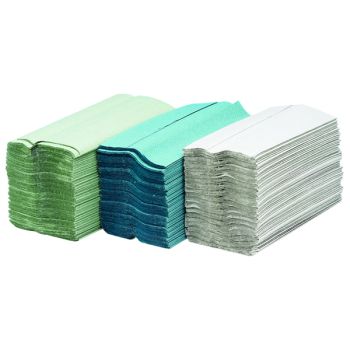 Maxima Green C-Fold Hand Towel 1-Ply Green Pk92x15 KMAX5053