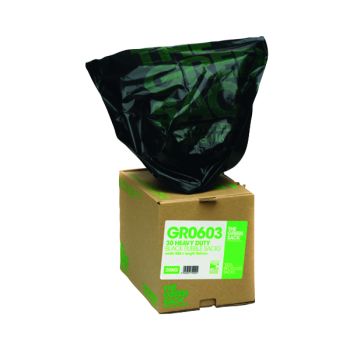 The Green Sack Rubble Sack in Dispenser Black (Pack of 30) VHP GR0603 - DISCONTINUED