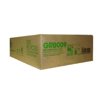 The Green Sack Extra Heavy Duty Refuse Sack Black (Pack of 200) GR0009