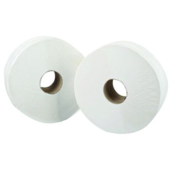 Maxima Mini Jumbo Toilet Roll 200 Metre White (Pack of 12)