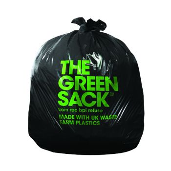 The Green Sack Heavy Duty Refuse Sack Black (Pack of 200) KMAXHD