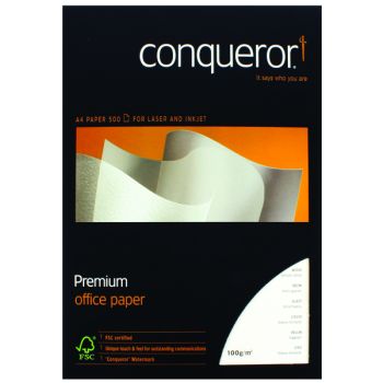 Conqueror Paper Wove Brilliant A4 White 100gsm Ream (Pack of 500) CQW0324BWNW - DISCONTINUED