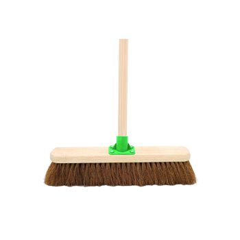 Coco Soft Broom with Handle 18 Inch G.01/Black T/C4