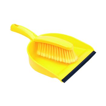 Dustpan and Brush Set Yellow 102940YL
